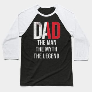 Maltese Dad The Man The Myth The Legend - Gift for Maltese Dad With Roots From Maltese Baseball T-Shirt